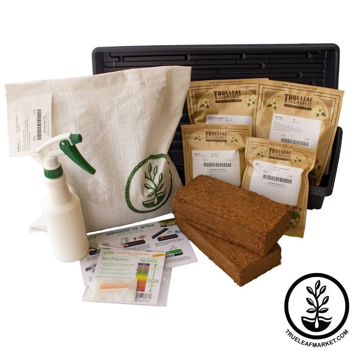 Soil Based Microgreens Growing Starter Kit | Grow Microgreens