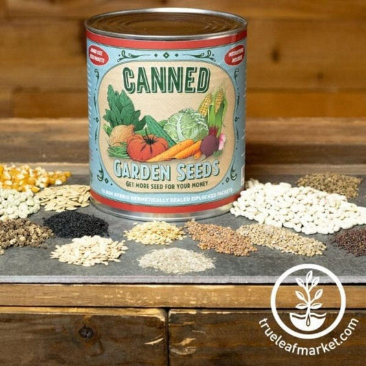 Emergency Long Term Storage Vegetable Garden Seeds Vault - Canned Seed