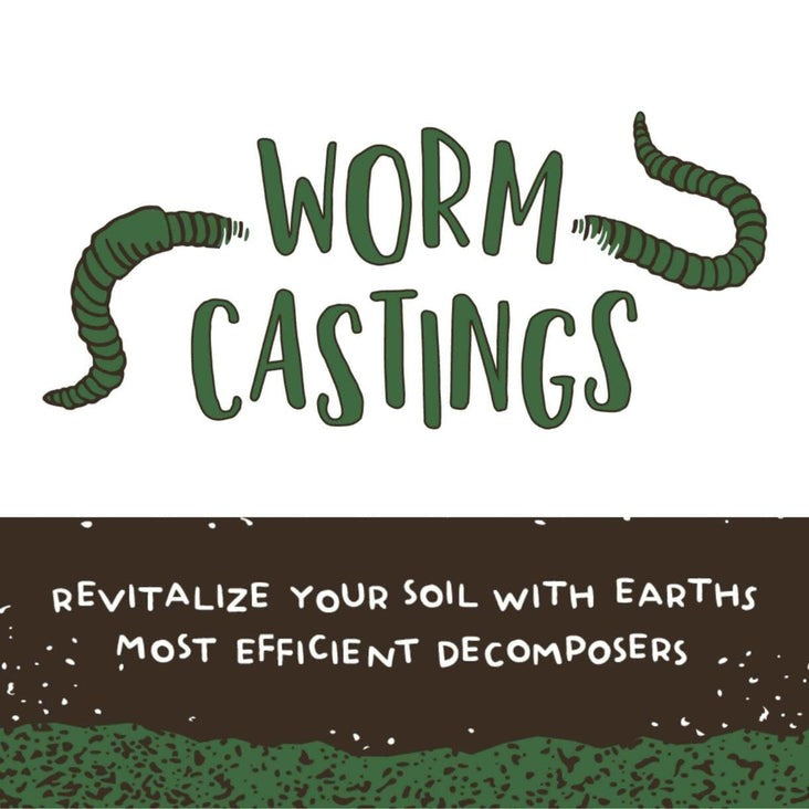 Worm Castings | Redworm Castings - Earthworm Soil Amendment - Free S&H