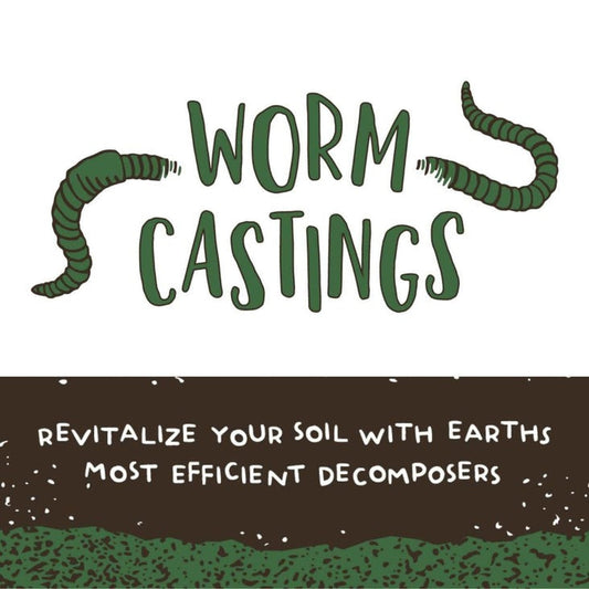 Worm Castings | Redworm Castings - Earthworm Soil Amendment - Free S&H