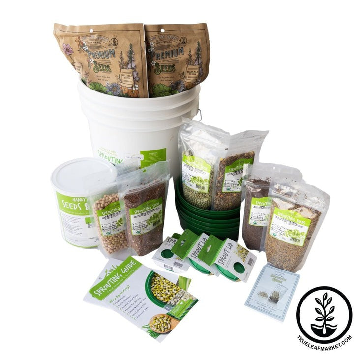 Emergency Food Storage Sprout Growing Kit by Handy Pantry - Sprouting