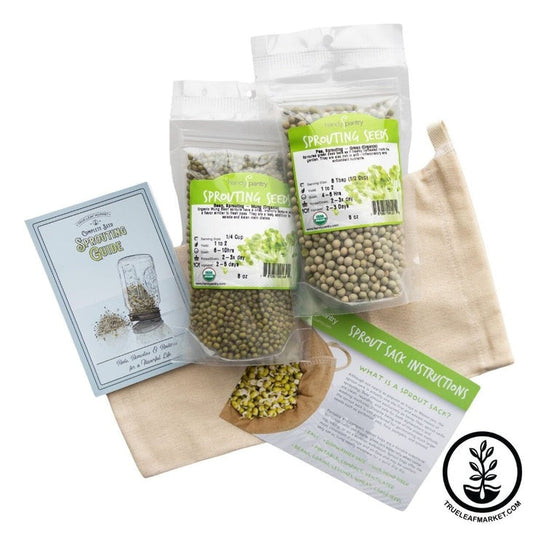 Sprout Sack Kit | Sprouting Bag - Includes 1 Lb. Organic Sprout Seeds
