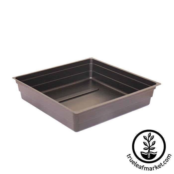Small Growing Drip Trays 10"x10"x2" (NO holes) - Garden Trays - Flats